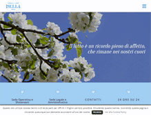 Tablet Screenshot of onoranzefunebrilamargherita.com